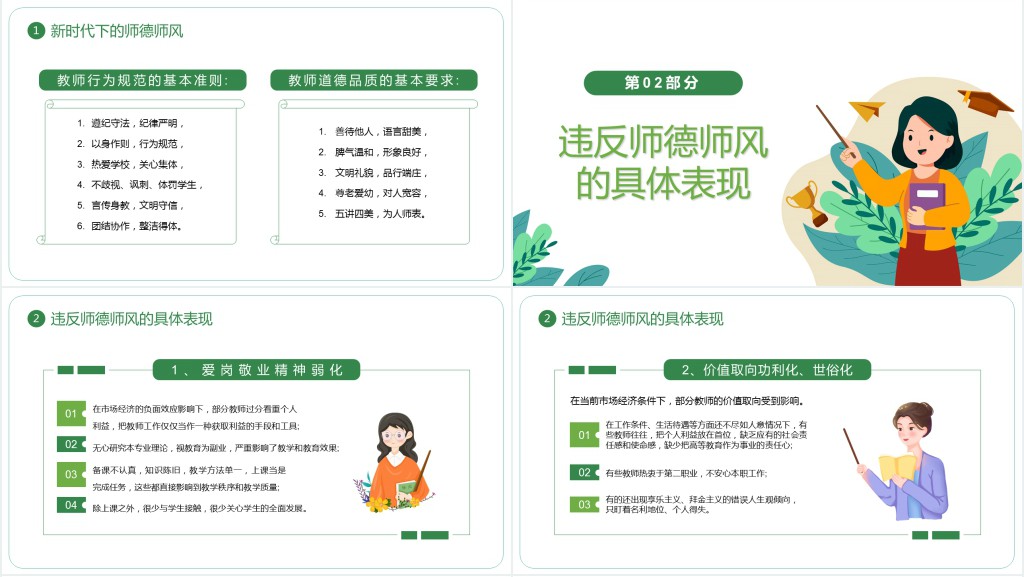 师德师风教育警示大会内容PPT课件 师德师风教育警示大会内容PPT课件