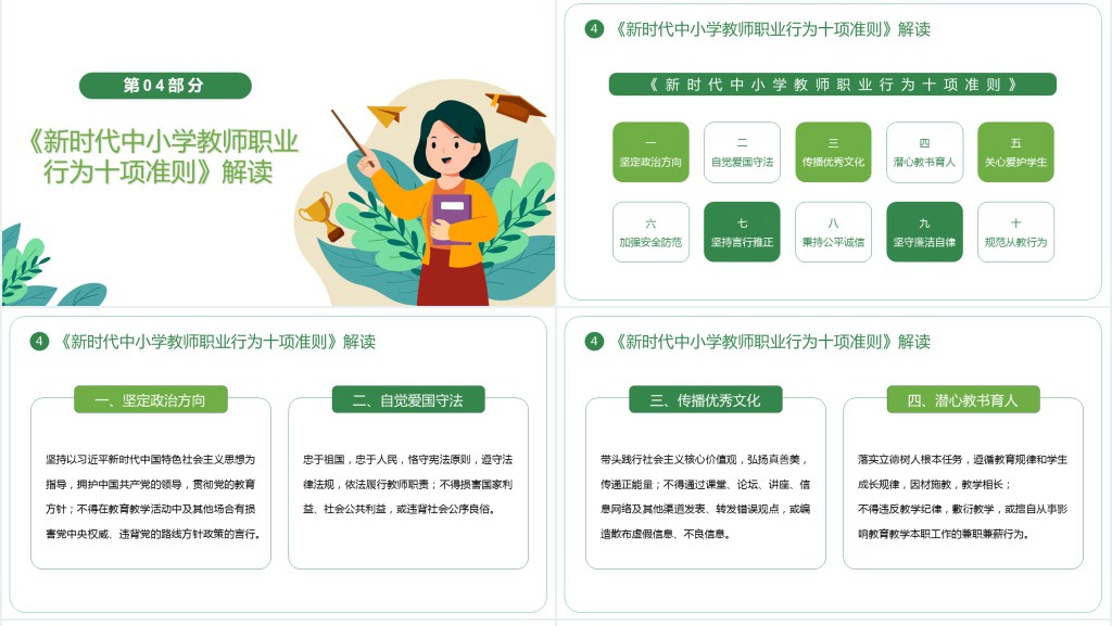 师德师风教育警示大会内容PPT课件 师德师风教育警示大会内容PPT课件