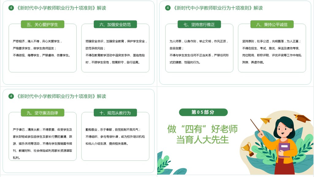 师德师风教育警示大会内容PPT课件 师德师风教育警示大会内容PPT课件