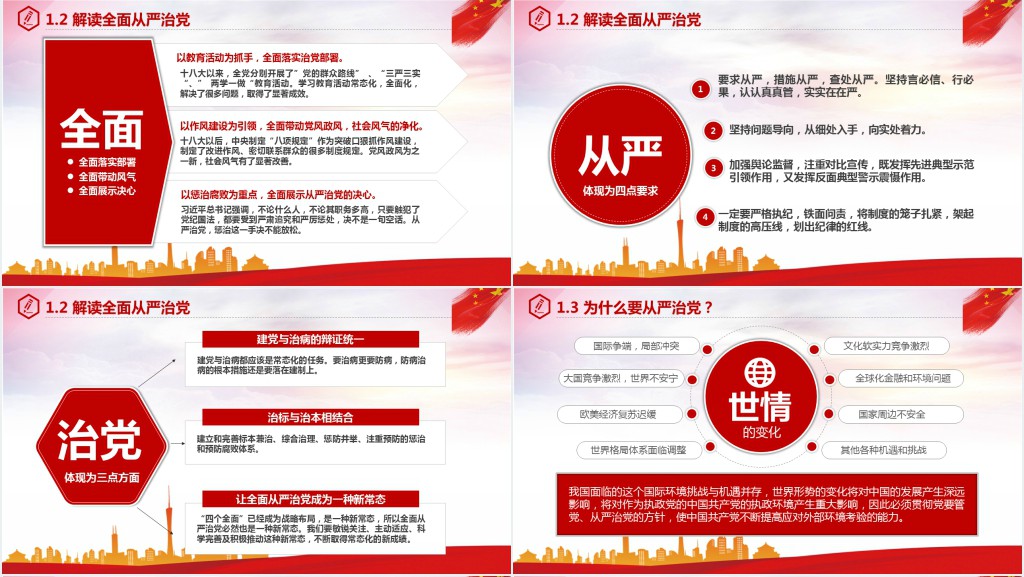 全面从严治党永远在路上PPT党课