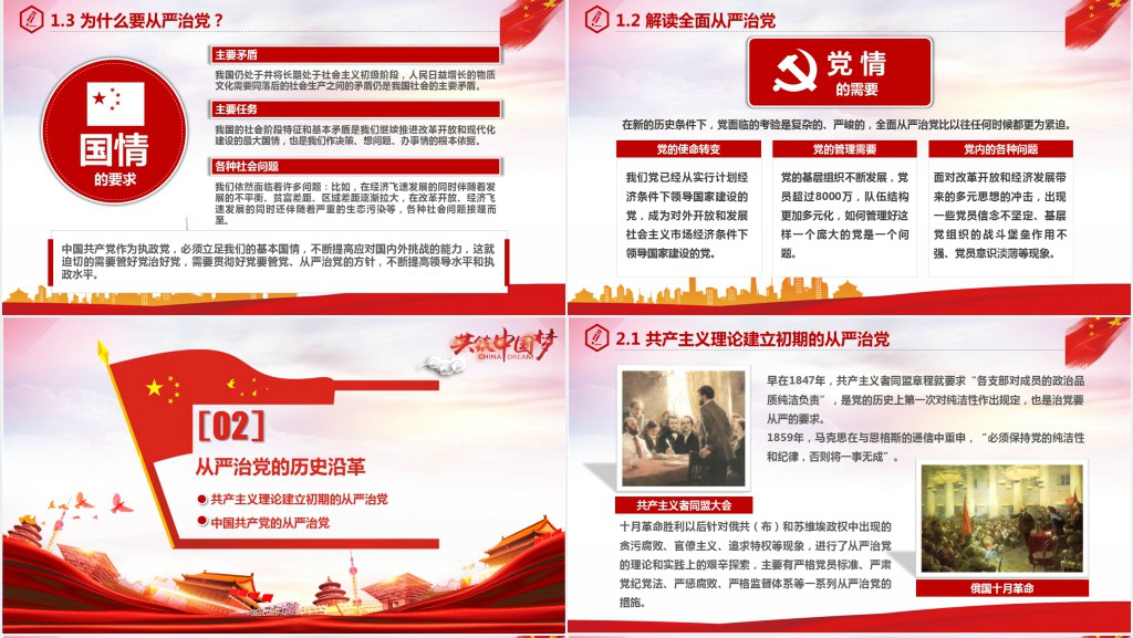 全面从严治党永远在路上PPT党课