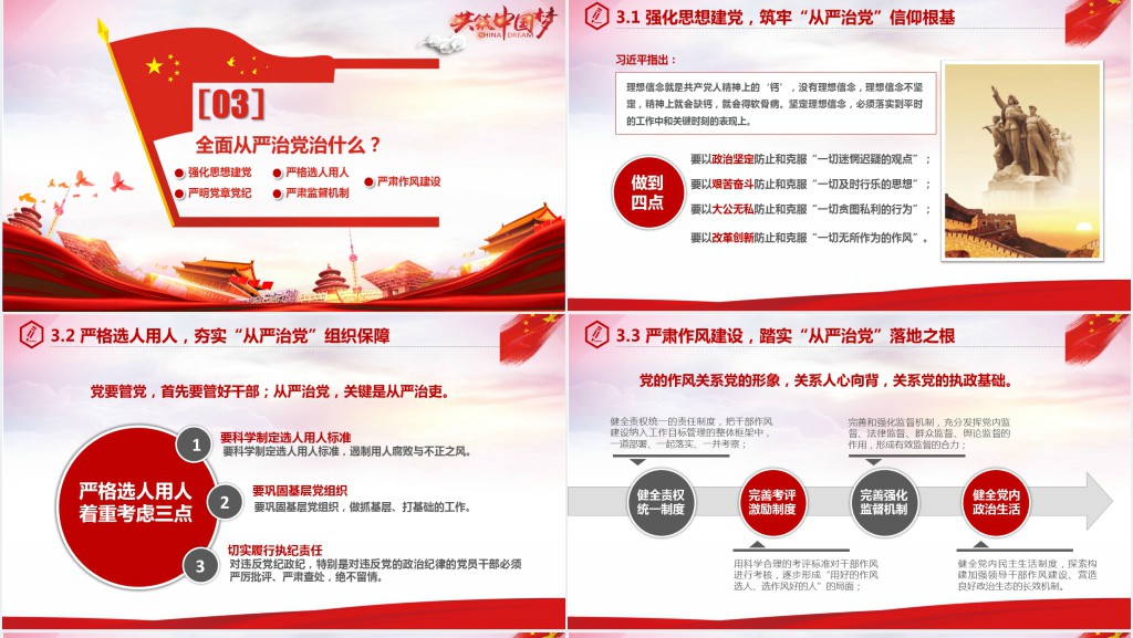 全面从严治党永远在路上PPT党课