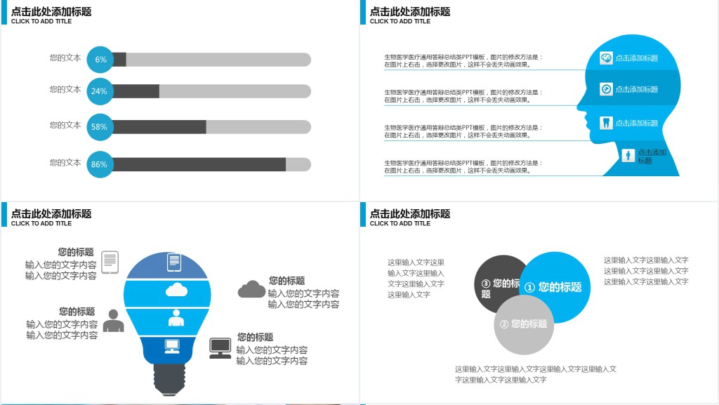 医学医疗医药科学研究汇报PPT动态模板