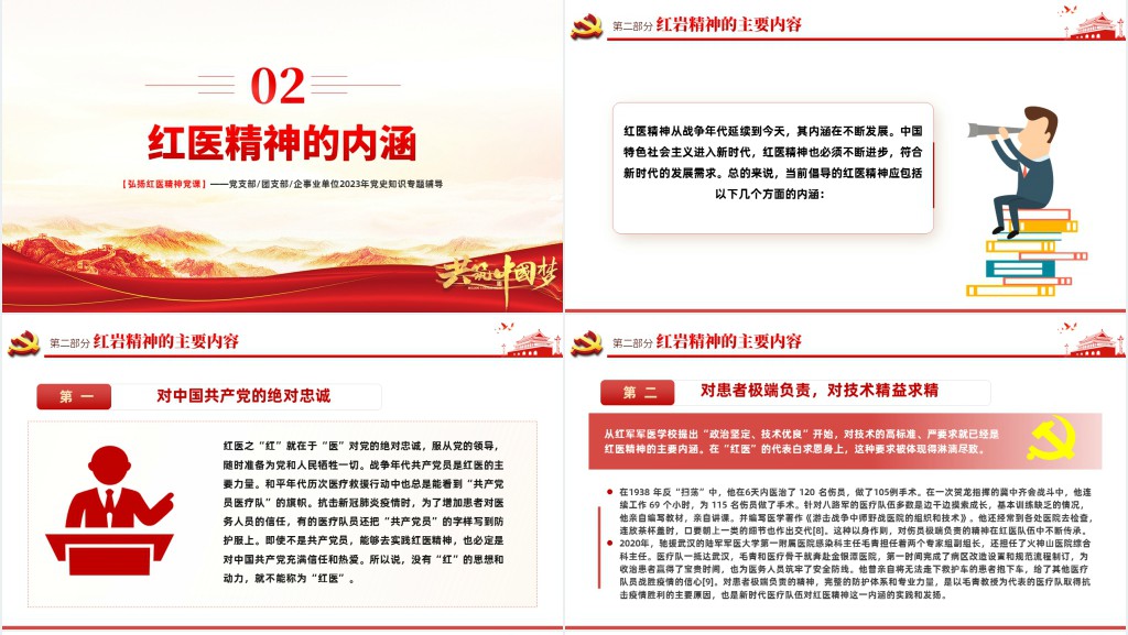 弘扬红医精神的特征内涵与时代价值医疗系统PPT党课 弘扬红医精神的特征内涵与时代价值医疗系统PPT党课