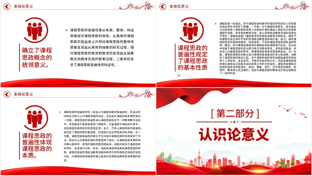 课程思政普遍性的四重意义PPT党课 课程思政普遍性的四重意义PPT党课