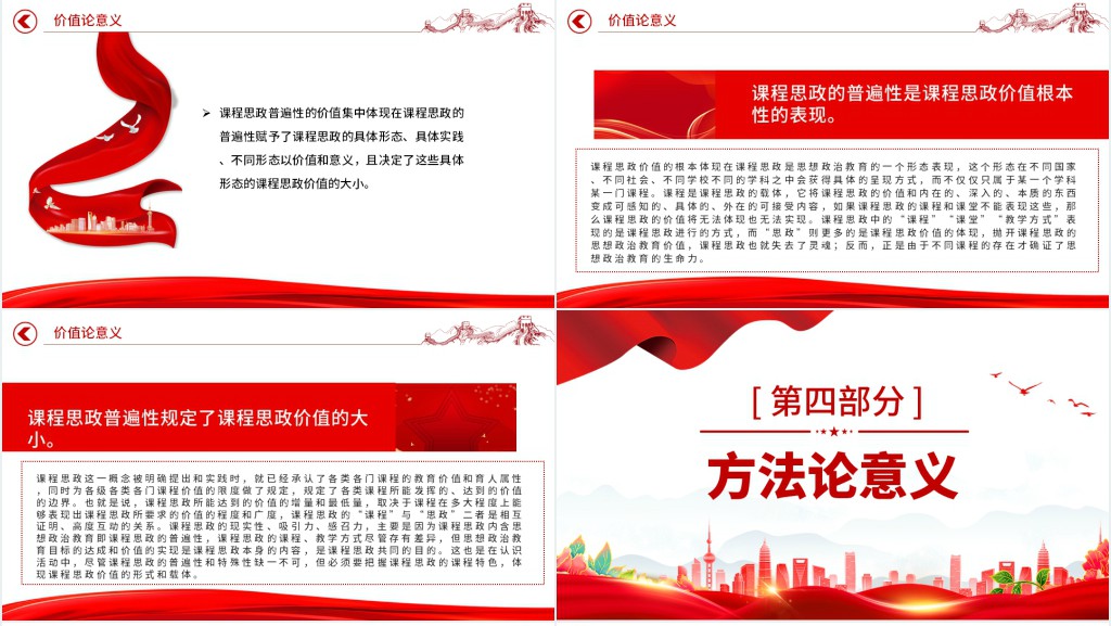 课程思政普遍性的四重意义PPT党课 课程思政普遍性的四重意义PPT党课