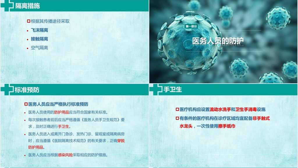 新型冠状病毒感染的肺炎医院感染预防与控制PPT