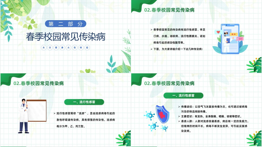 春季常见传染病及其预防知识PPT课件 春季常见传染病及其预防知识PPT课件