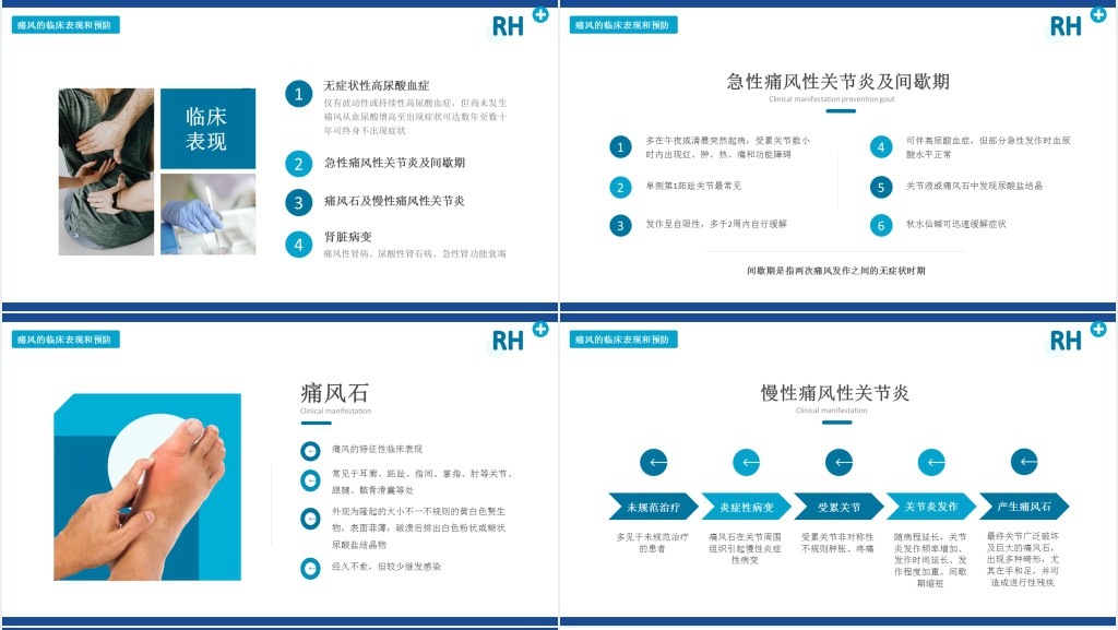 夏季腹泻PPT简约清新医疗教学各种疾病医理PPT模板