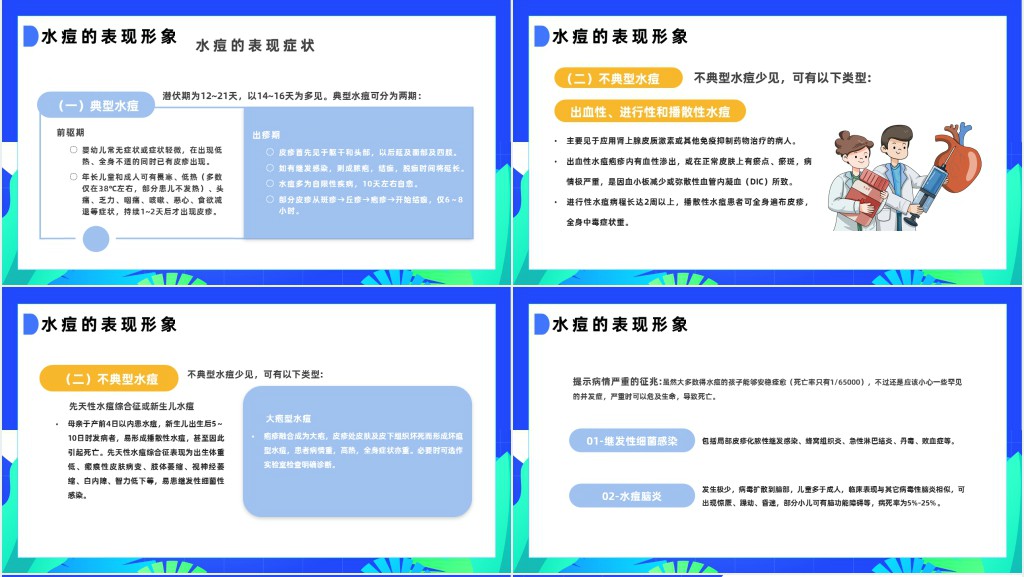 水痘症状及预防措施PPT课件 水痘症状及预防措施PPT课件