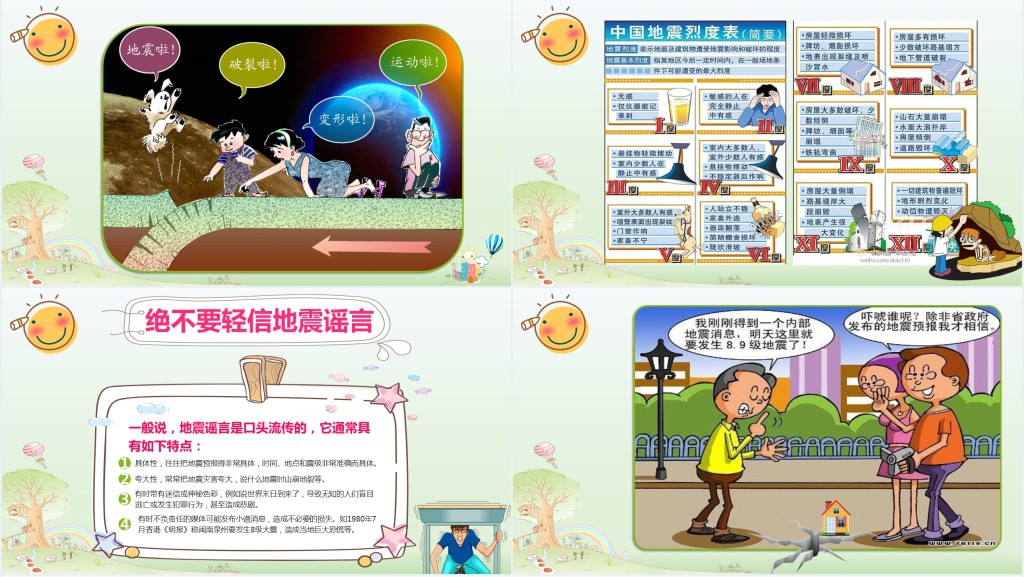 小学生防震减灾科普知识PPT课件 小学生防震减灾科普知识PPT课件
