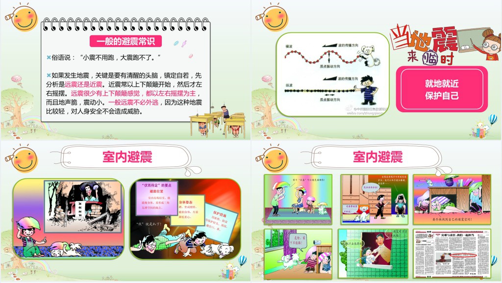 小学生防震减灾科普知识PPT课件 小学生防震减灾科普知识PPT课件