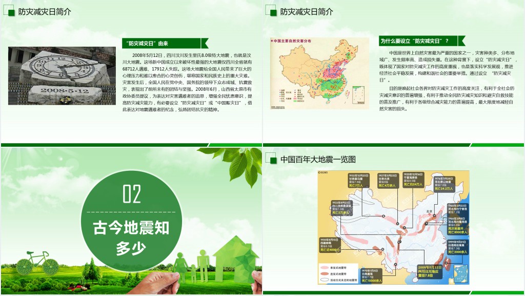中小学防震减灾知识教案PPT课件 中小学防震减灾知识教案PPT课件