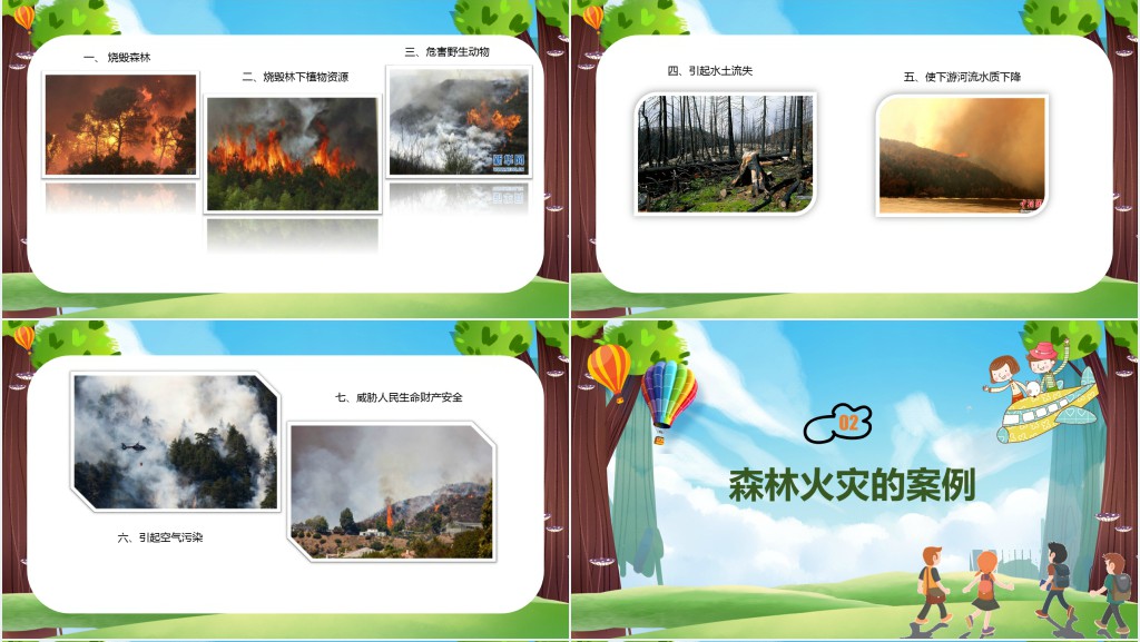 中小学生森林防火人人有责PPT课件 中小学生森林防火人人有责PPT课件