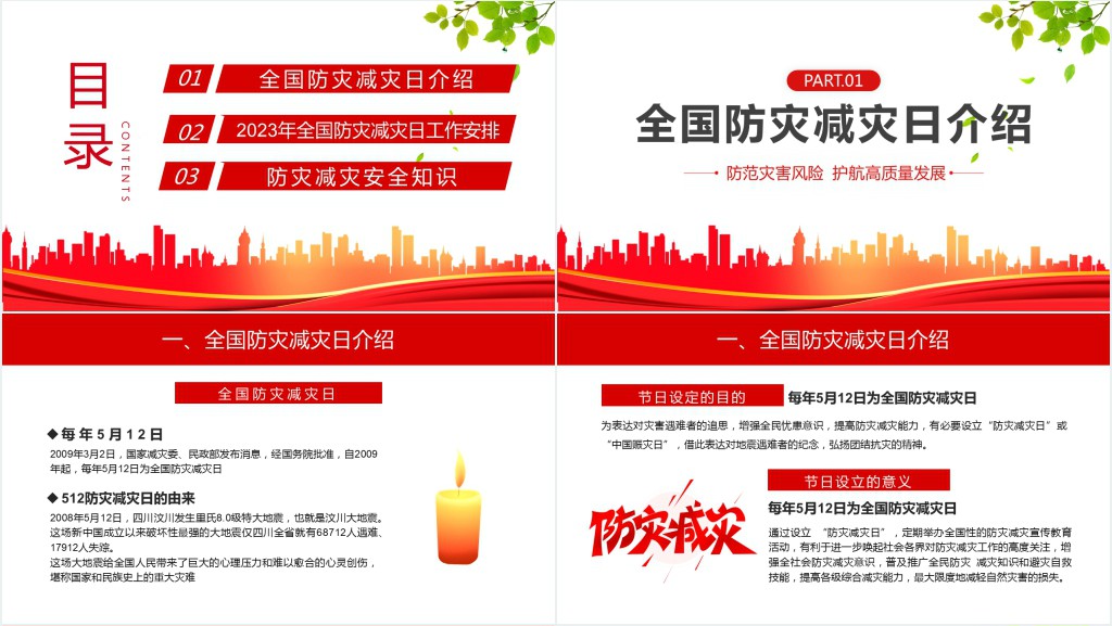 党政风防震减灾日教育宣传PPT课件 党政风防震减灾日教育宣传PPT课件