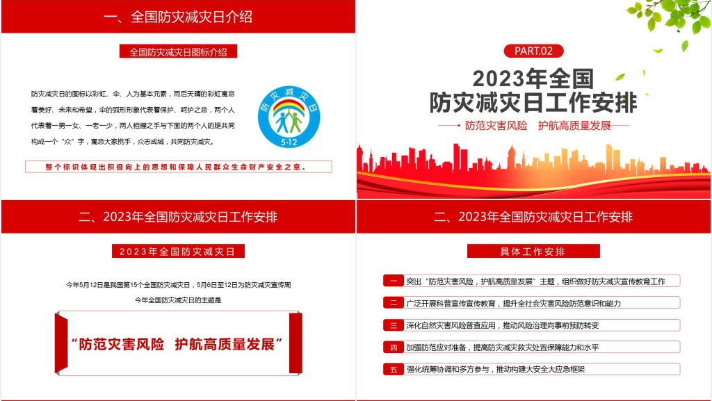党政风防震减灾日教育宣传PPT课件 党政风防震减灾日教育宣传PPT课件
