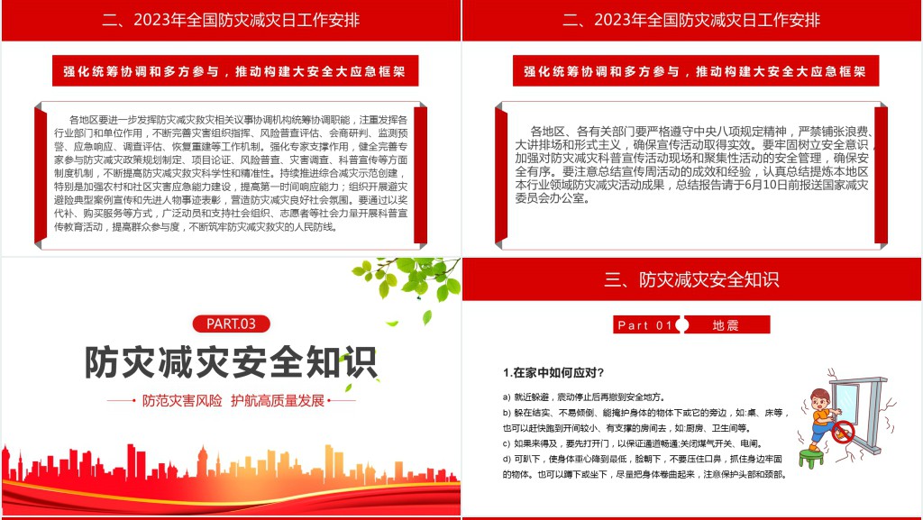 党政风防震减灾日教育宣传PPT课件 党政风防震减灾日教育宣传PPT课件