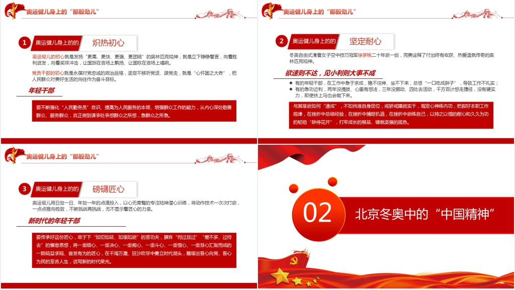 感悟冬奥盛会中的中国精神PPT党课 感悟冬奥盛会中的中国精神PPT党课