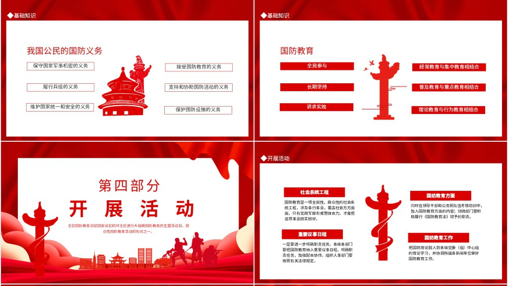 全民国防教育日国无防不立民无防不安主题PPT课件 全民国防教育日国无防不立民无防不安主题PPT课件