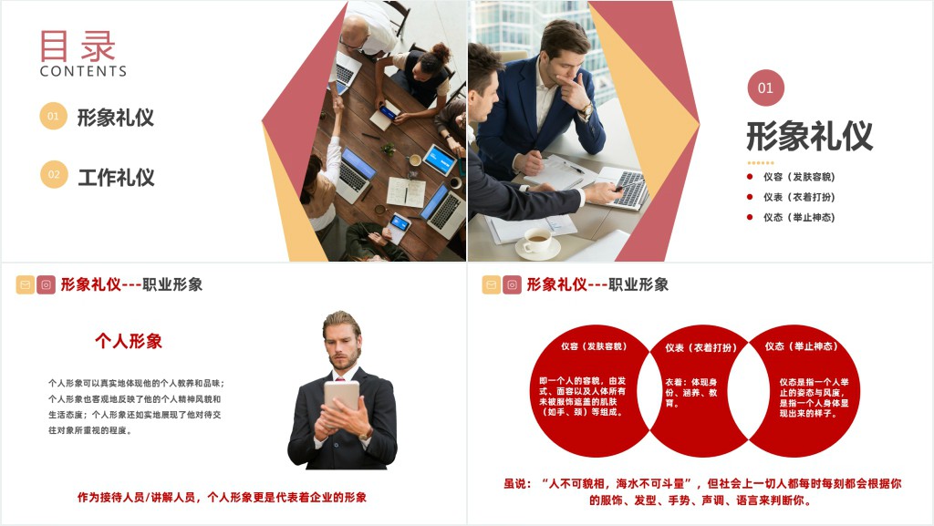 职场工作形象礼仪规范培训PPT课件 职场工作形象礼仪规范培训PPT课件