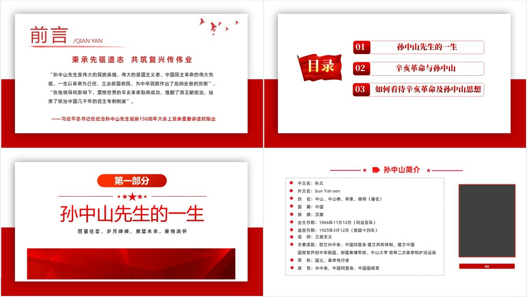 孙中山与辛亥革命PPT党课 孙中山与辛亥革命PPT党课