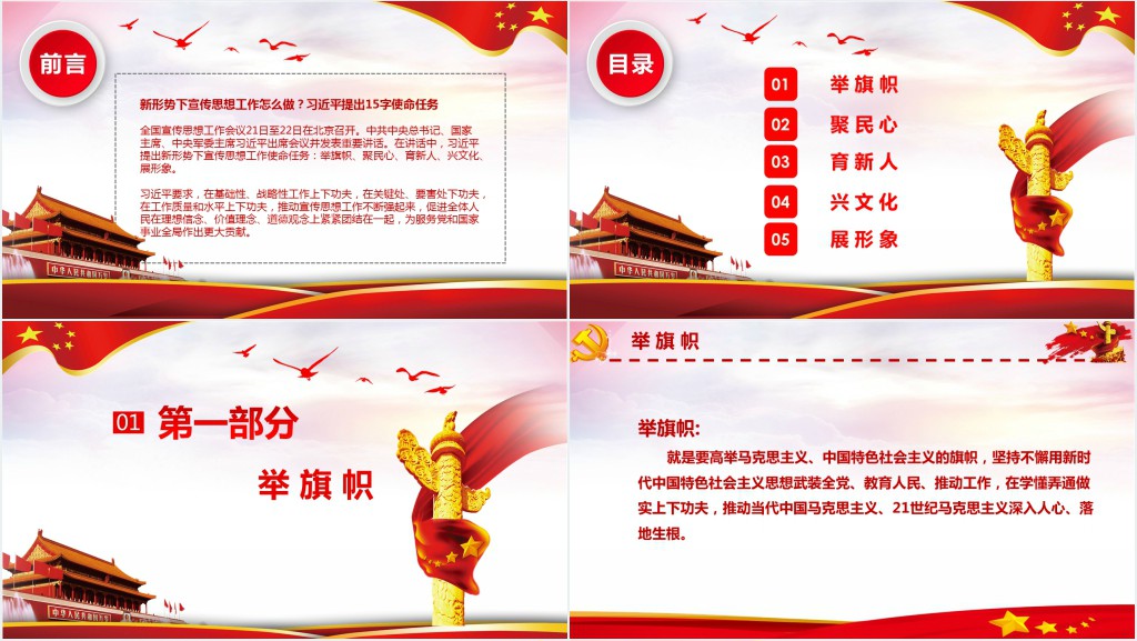 新形势下宣传思想工作党政宣传PPT党课 新形势下宣传思想工作党政宣传PPT党课