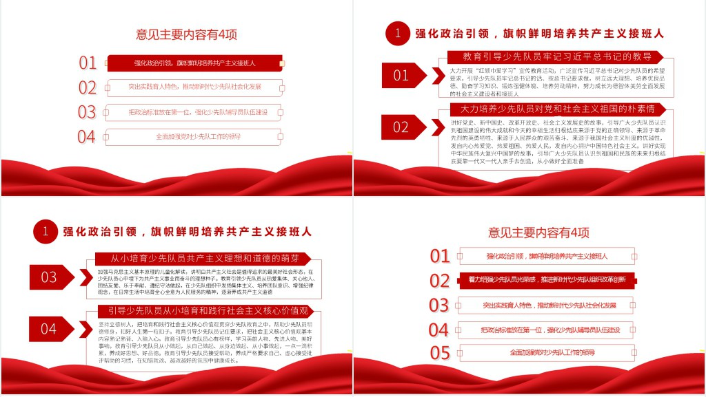 关于全面加强新时代少先队工作的意见PPT党课 关于全面加强新时代少先队工作的意见PPT党课