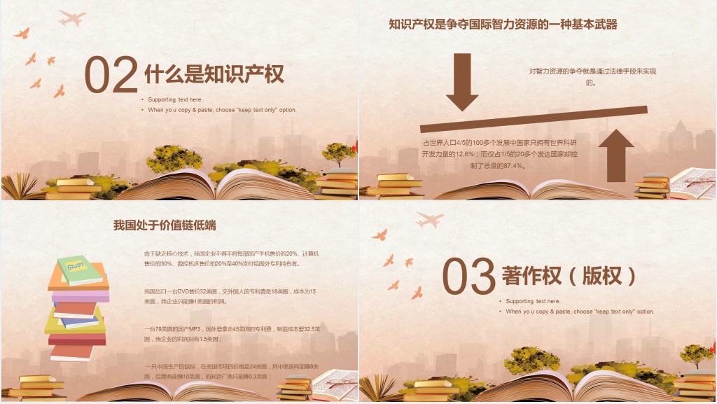 知识产权运营科普PPT模板 知识产权运营科普PPT模板