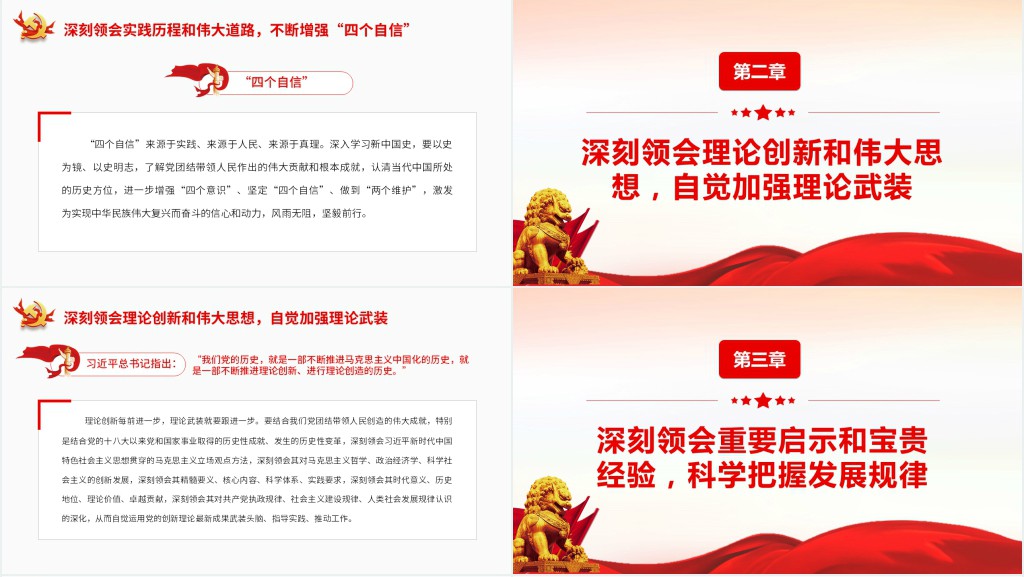 深入学习新中国史深刻领会实践历程和伟大道路不断增强“四个自信”专题PPT党课 深入学习新中国史深刻领会实践历程和伟大道路不断增强“四个自信”专题PPT党课