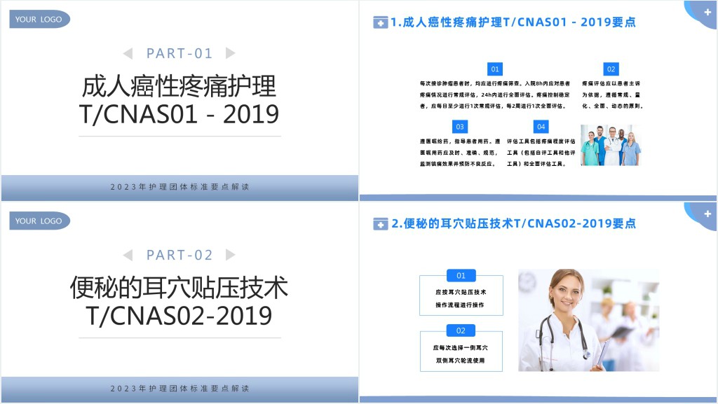 护理团体标准22项PPT模板 护理团体标准22项PPT模板