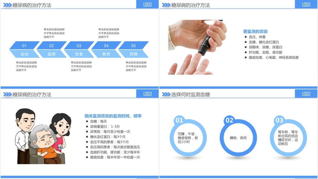 原创内容完整糖尿病健康知识宣讲PPT