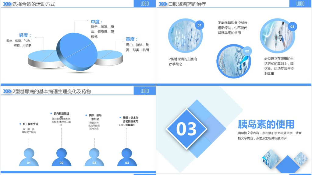 原创内容完整糖尿病健康知识宣讲PPT