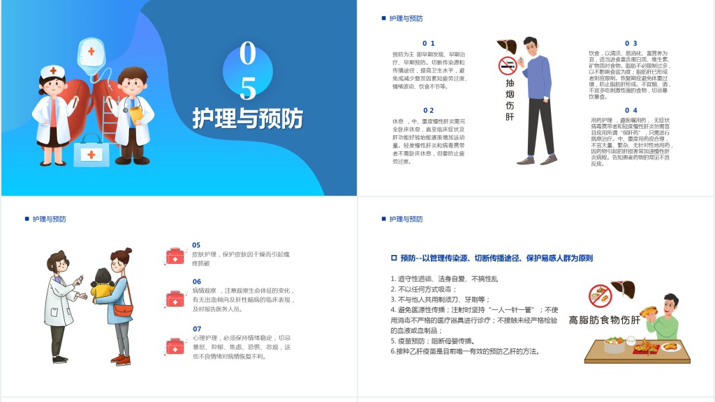 参与爱肝行动共创美好前程PPT模板 参与爱肝行动共创美好前程PPT模板