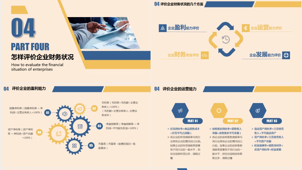 财务报表培训PPT模板