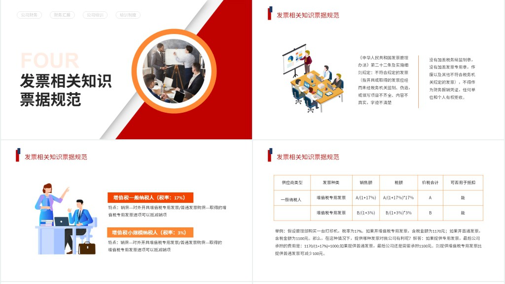 公司财务制度培训PPT时尚插画风企业培训之公司财务制度培训专题培训课件模板
