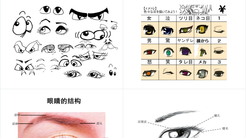 眼睛的画法讲解教案PPT课件 眼睛的画法讲解教案PPT课件