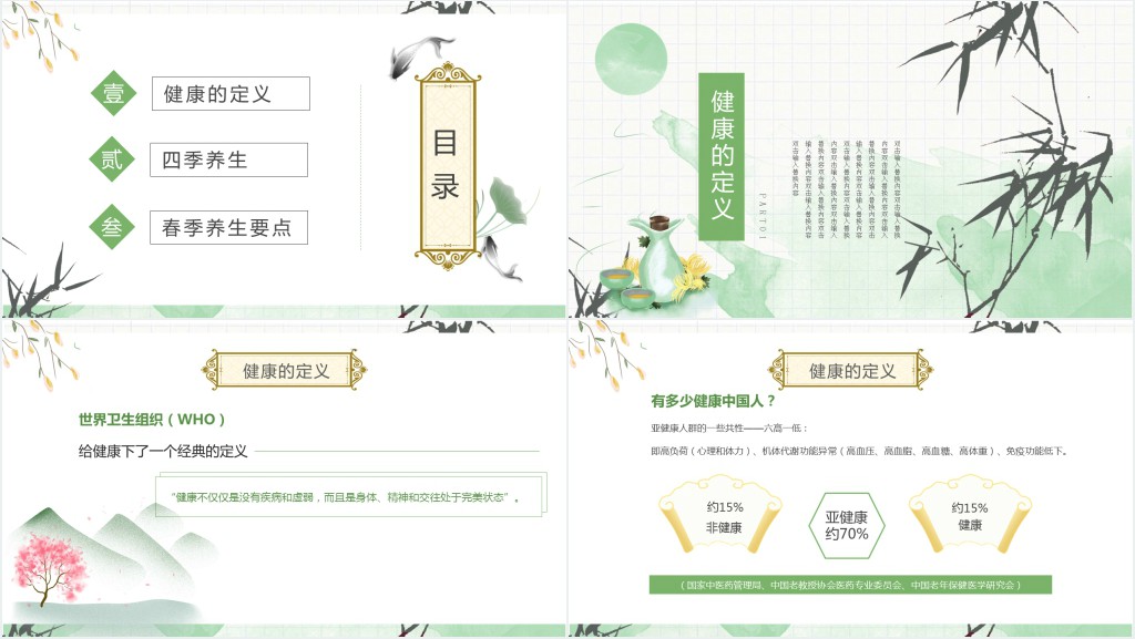 春季养生健康知识讲座PPT课件 春季养生健康知识讲座PPT课件