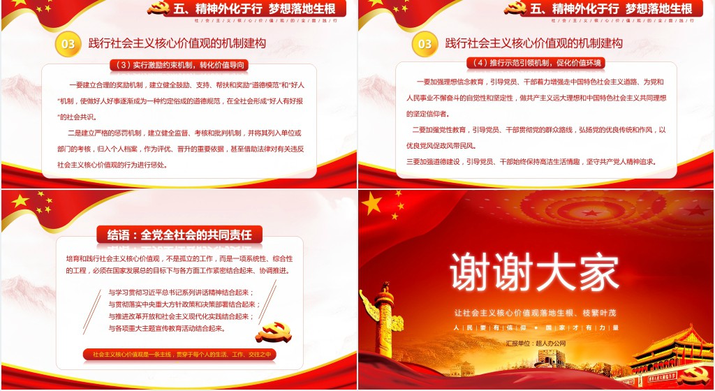 社会主义核心价值观PPT党课 社会主义核心价值观PPT党课