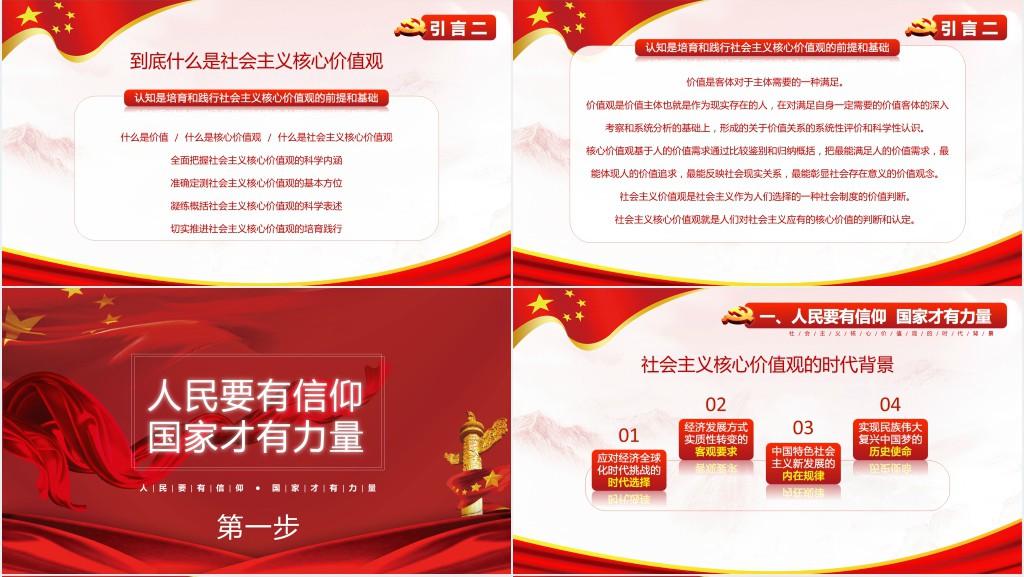 社会主义核心价值观PPT党课 社会主义核心价值观PPT党课