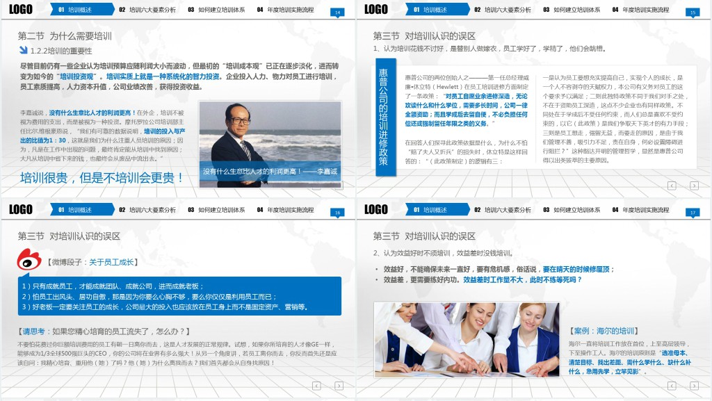 完整框架入职培训手册PPT员工培训PPT