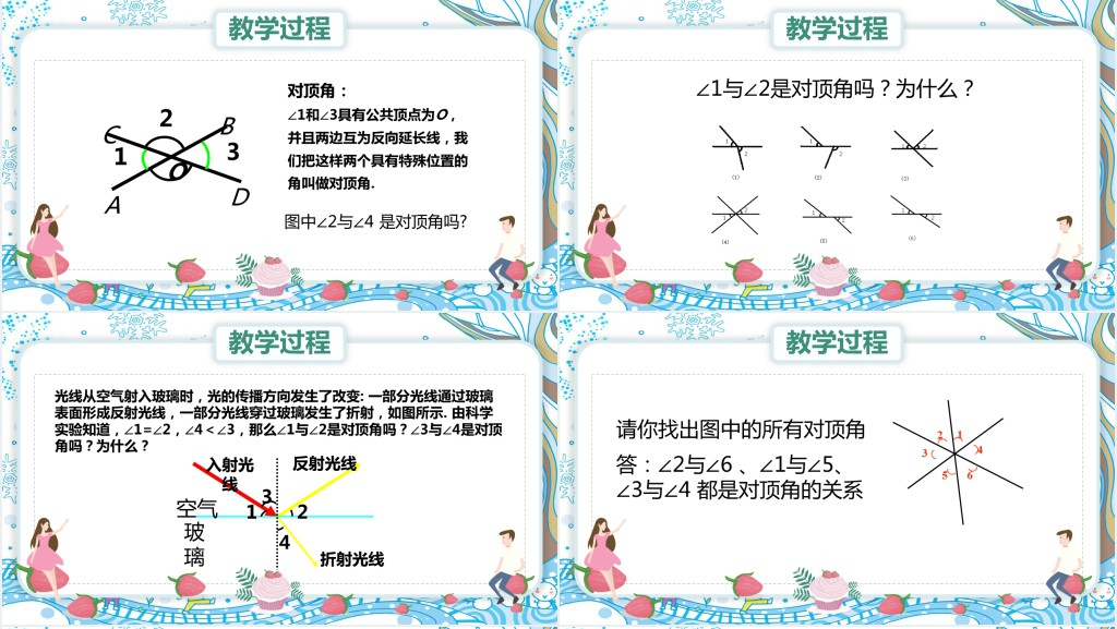 人教版初中七年级数学相交线PPT课件 人教版初中七年级数学相交线PPT课件