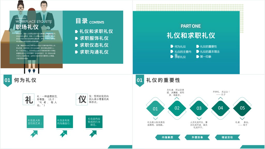 求职礼仪基本内容培训PPT课件 求职礼仪基本内容培训PPT课件