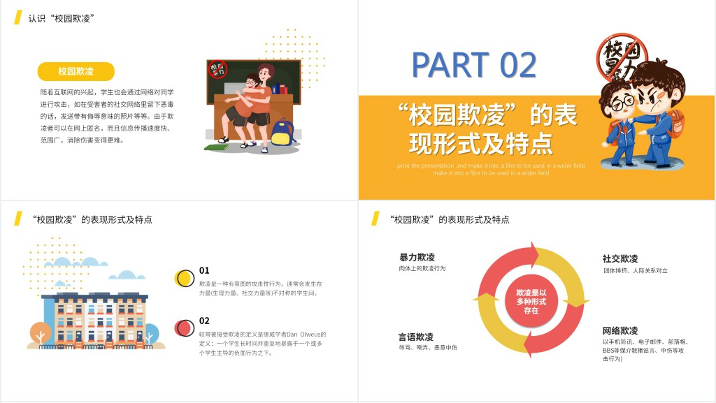 拒绝校园暴力班会材料PPT课件 拒绝校园暴力班会材料PPT课件