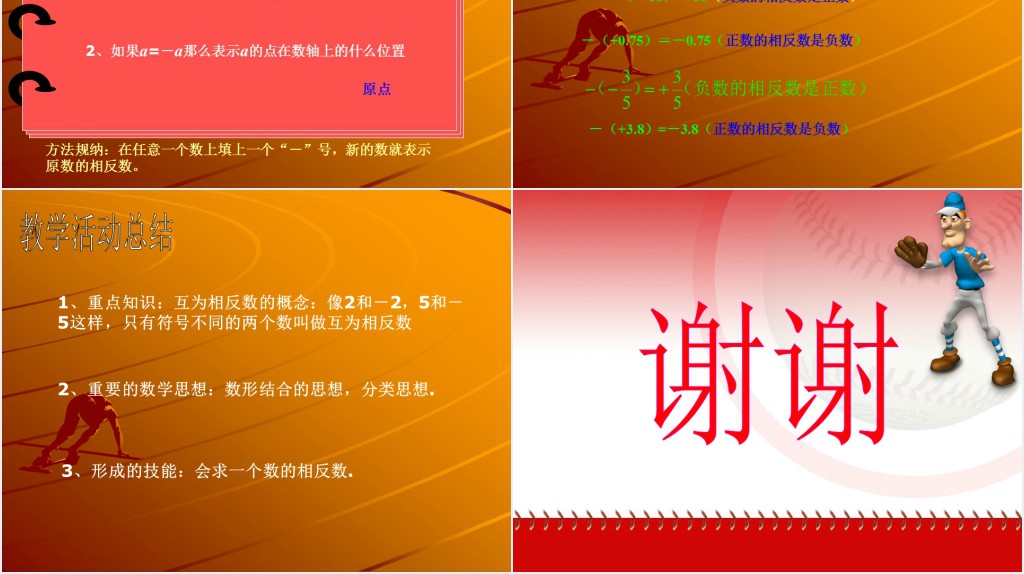 有理数相反数PPT课件 有理数相反数PPT课件