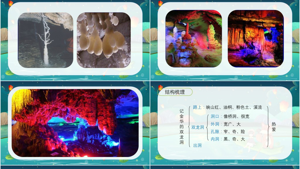 部编人教版小学四年级语文下册记金华的双龙洞PPT课件 部编人教版小学四年级语文下册记金华的双龙洞PPT课件