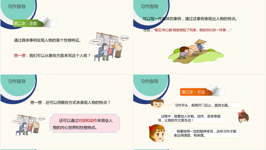 部编人教版小学三年级语文下册身边那些有特点的人习作PPT课件 部编人教版小学三年级语文下册身边那些有特点的人习作PPT课件