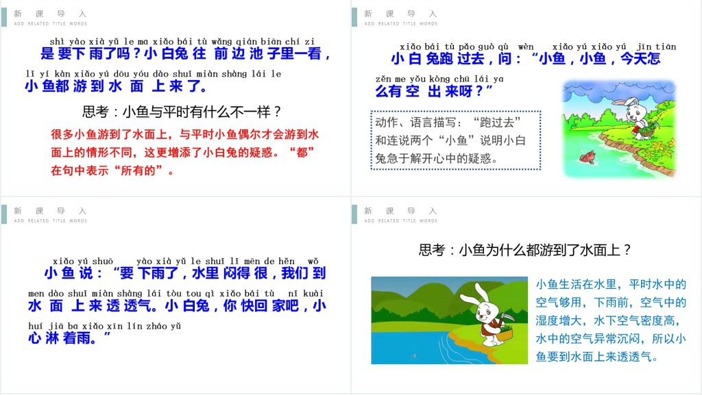人教版小学一年级语文下册要下雨了课文PPT课件 人教版小学一年级语文下册要下雨了课文PPT课件