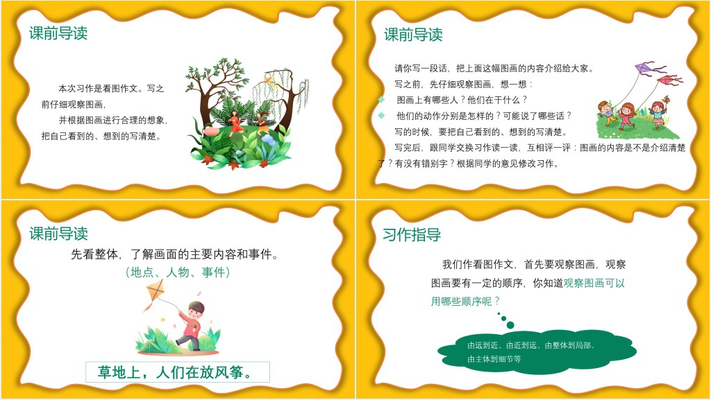 部编人教版小学三年级语文下册看图画写作文习作PPT课件 部编人教版小学三年级语文下册看图画写作文习作PPT课件