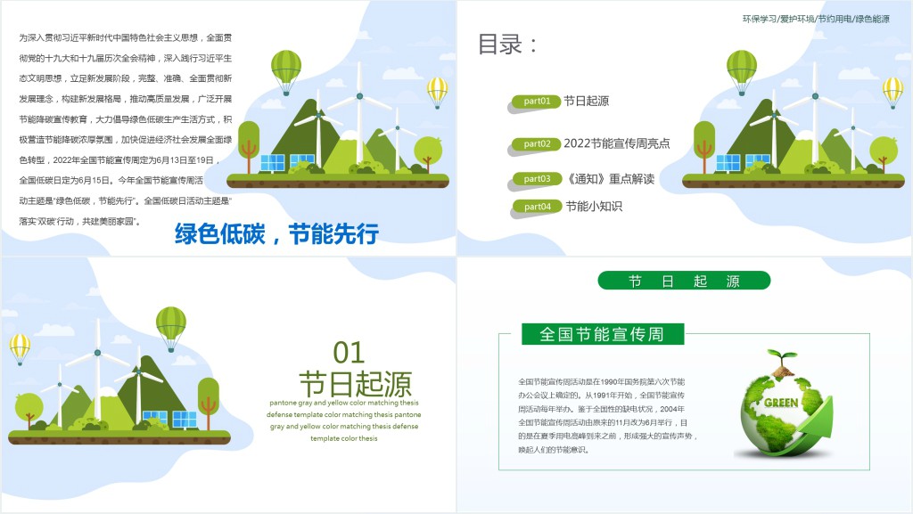 年全国节能宣传周PPT课件