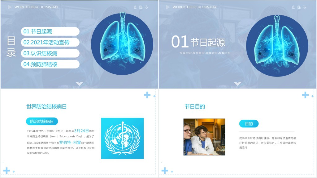 世界防治肺结核病日PPT课件